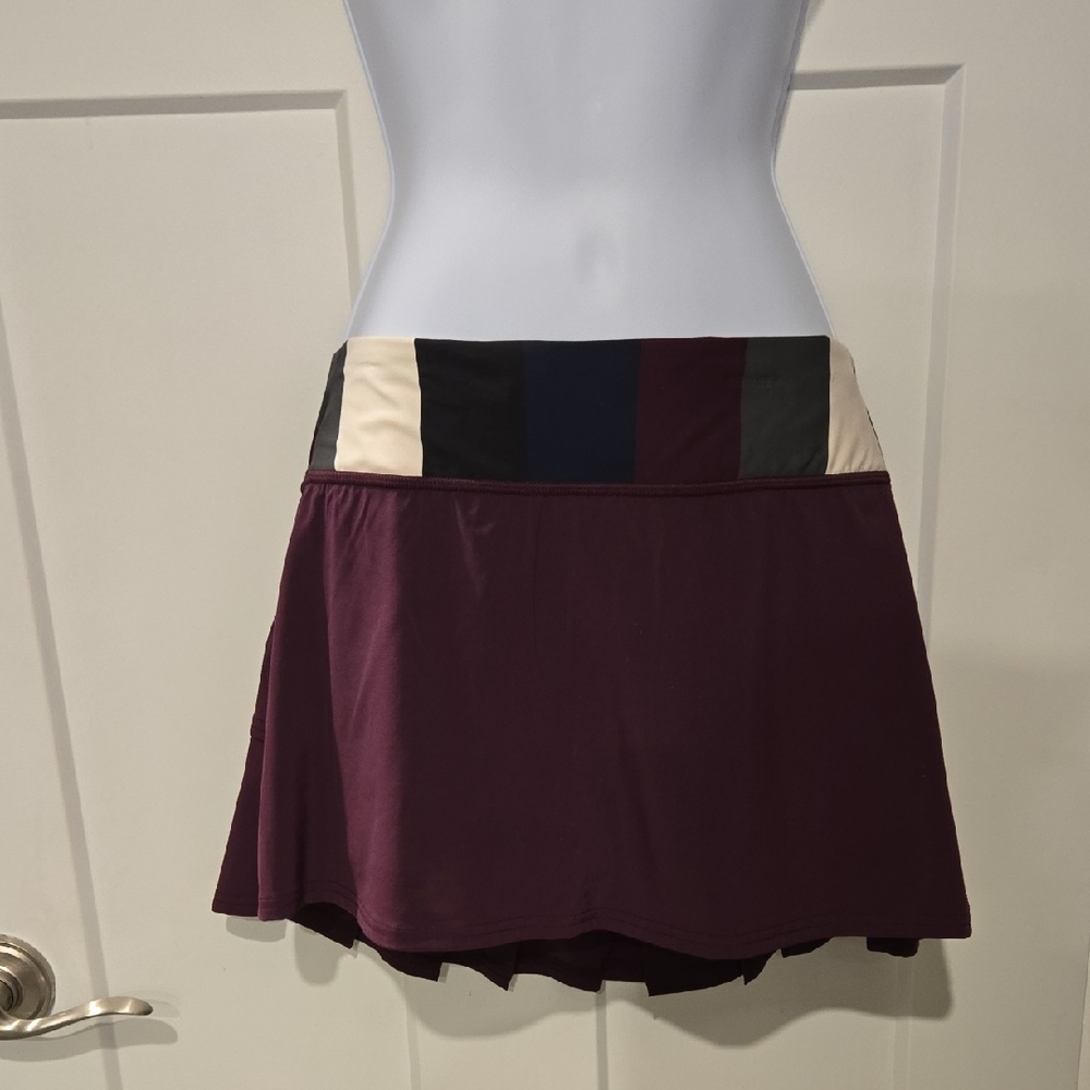 lululemon athletica Mini Skirt - Purple and Cream